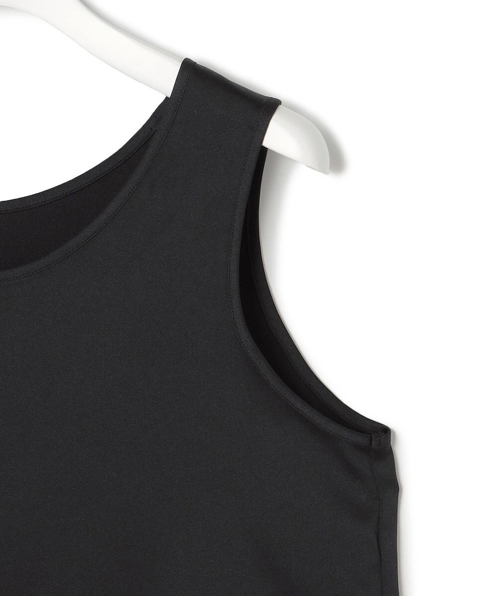 23区 L 【洗える】レースコンビストレッチ マットサテン インナー タンクトップ 