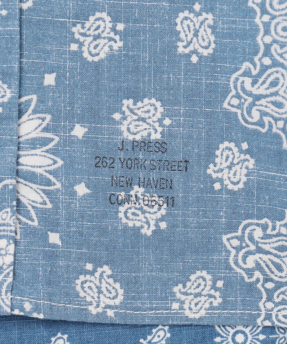 J.PRESS MEN ペイズリーバンダナプリント クレイジーパターンシャツ 