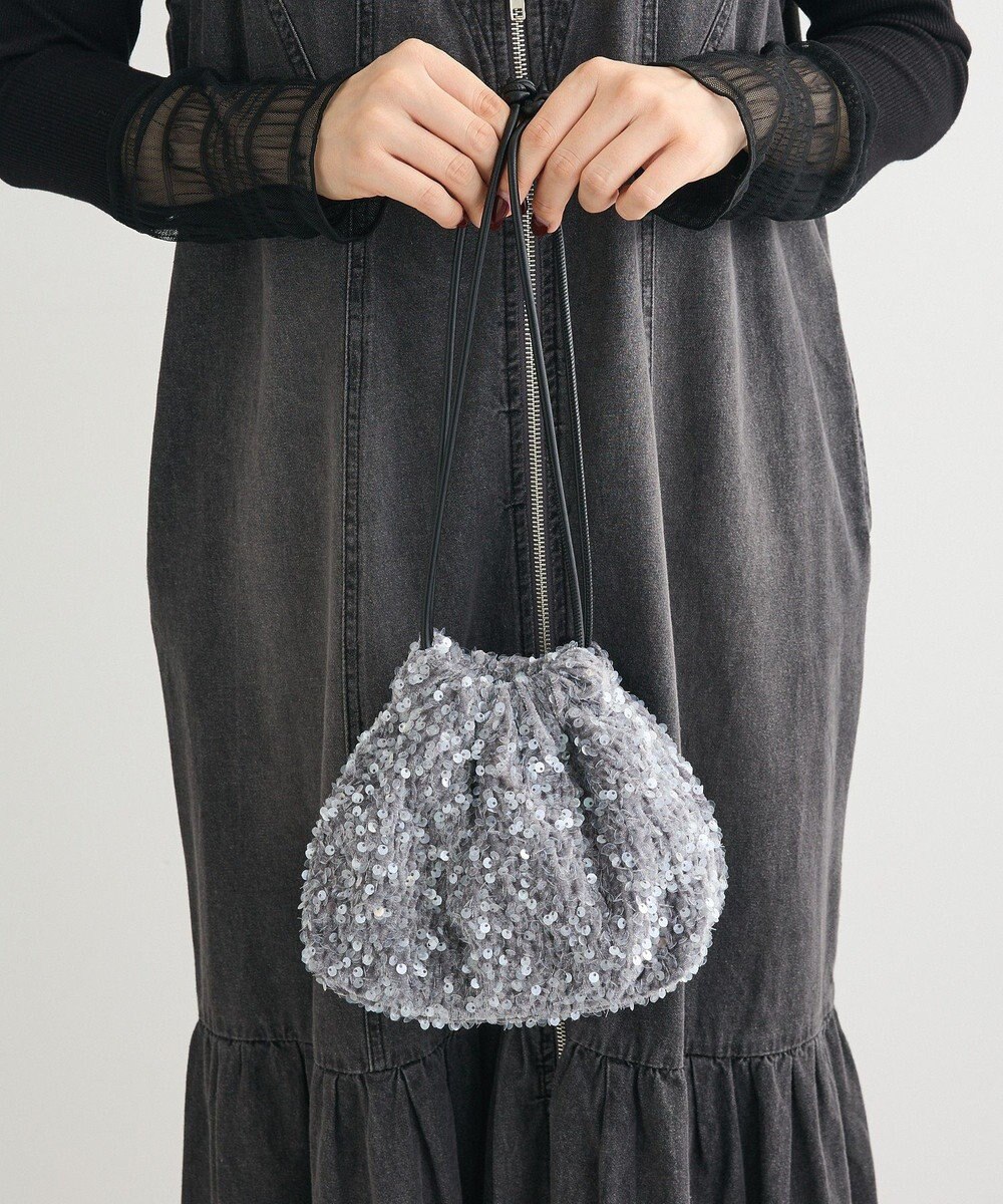 Green Parks ＯＴＯ．ＨＡ．ベロアスパンコールショルダーバック 