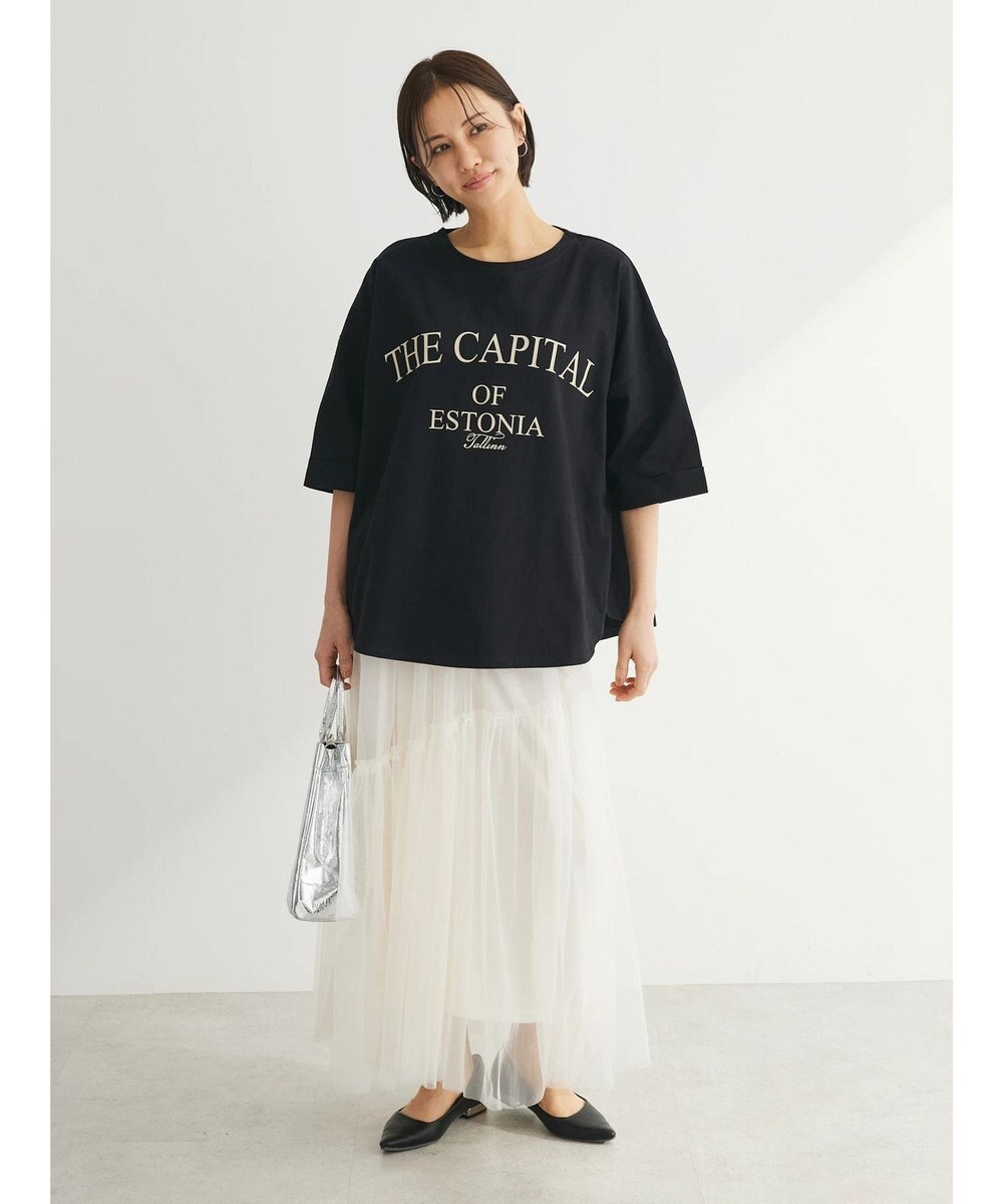 Green Parks インド綿 ＢＩＧサイズアーチロゴ半袖プルオーバー 