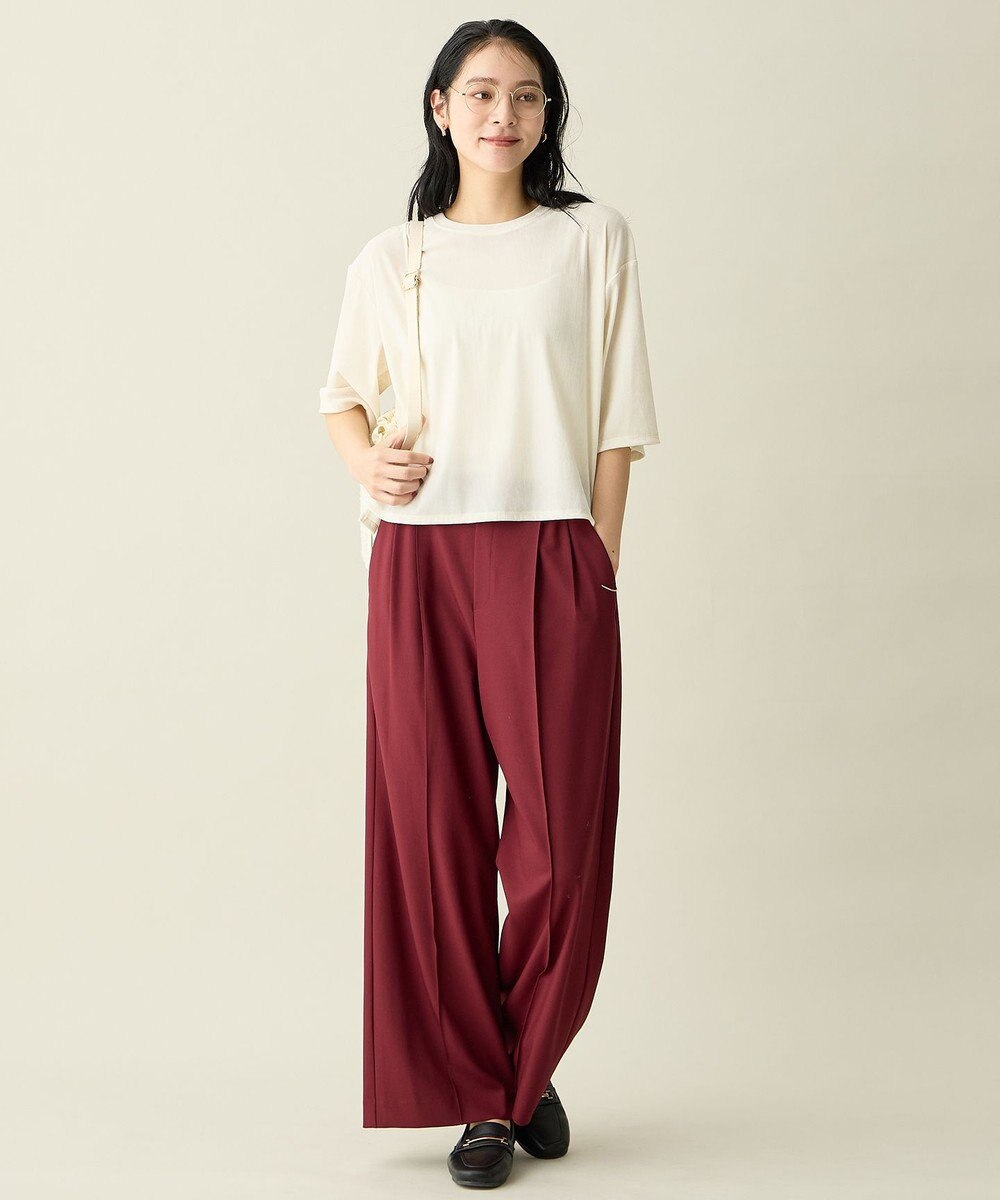 ANY 【6サイズ展開/ウエストゴム】イージーワイドパンツ 