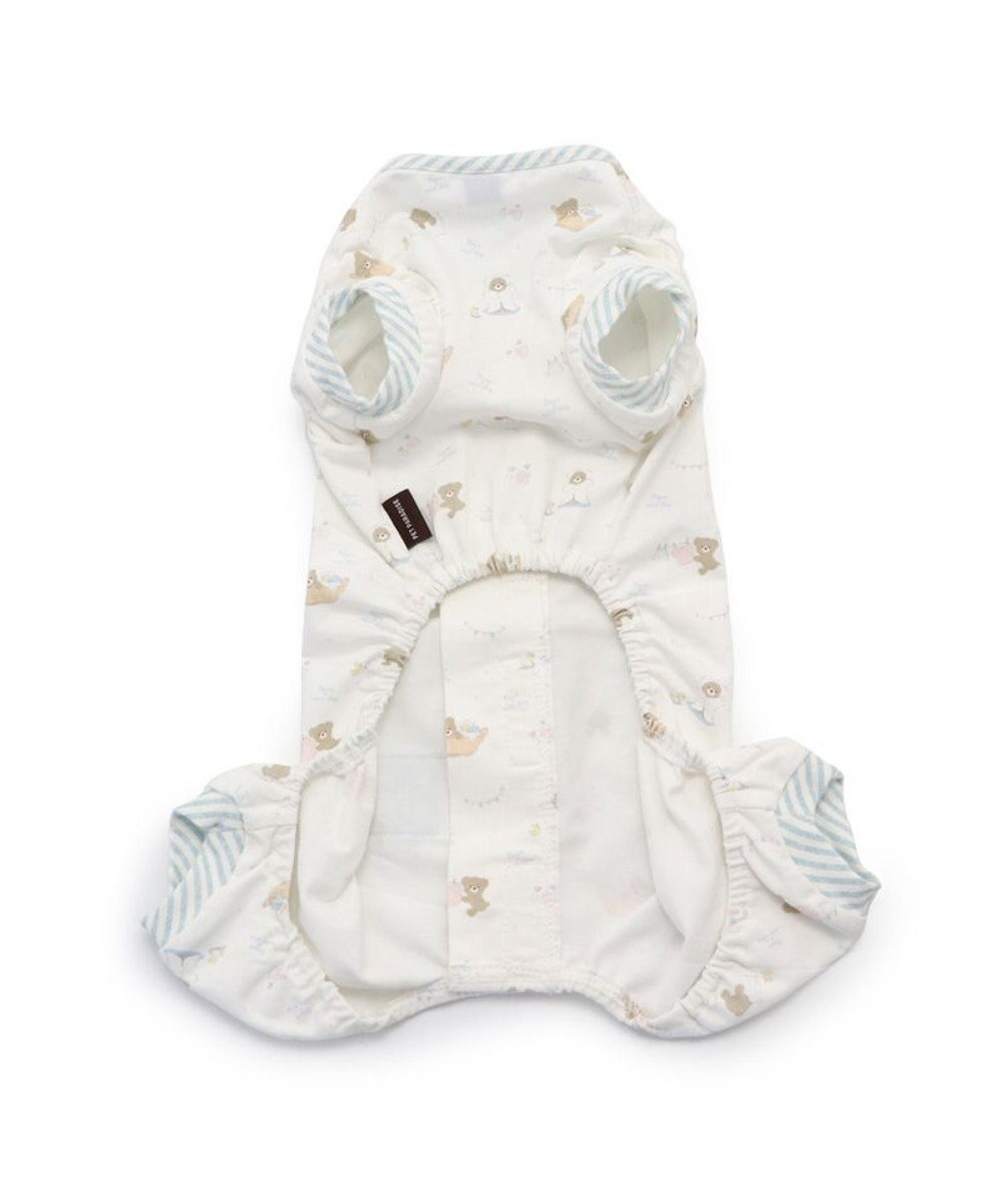 PET PARADISE ペットパラダイス 背中開き ロンパース 《くま柄／チェリー柄》【小型犬】 