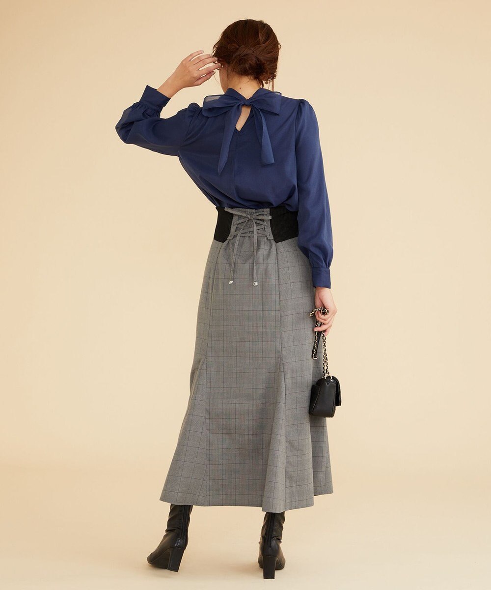 Feroux 【古畑星夏さん着用・洗える】サイドリブマーメイド スカート 