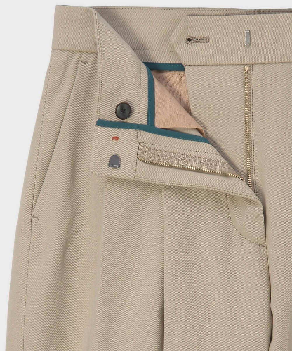 Paul Smith コットンギャバジン タックパンツ 