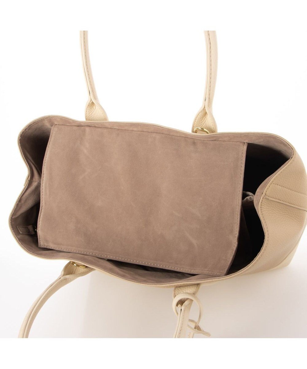 UNBILLION cachecache ショルダー付きパーテーション合成皮革トートL 