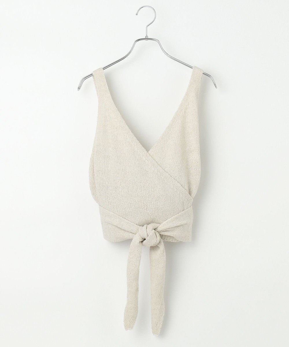 #Newans 【洗える】カシミヤブレンドバルキーニットビスチェ 