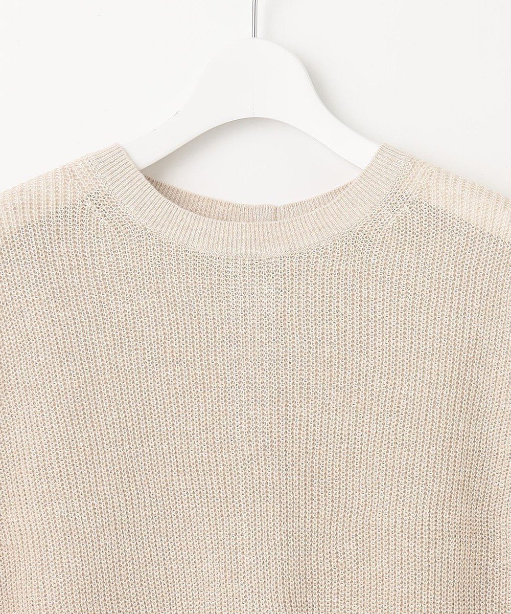 23区 【洗える】ピュアリネン ニット ベスト 