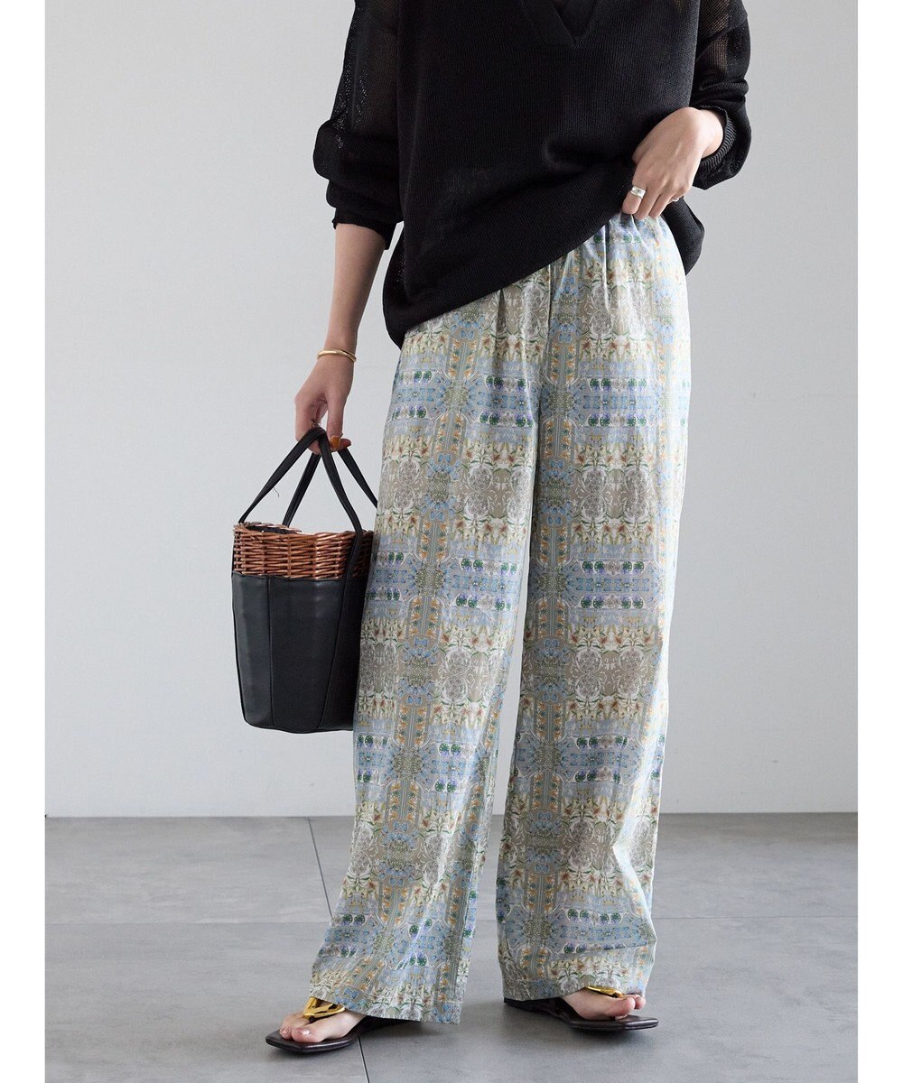 Te chichi 【LIBERTY FABRICS】イージーパンツ 