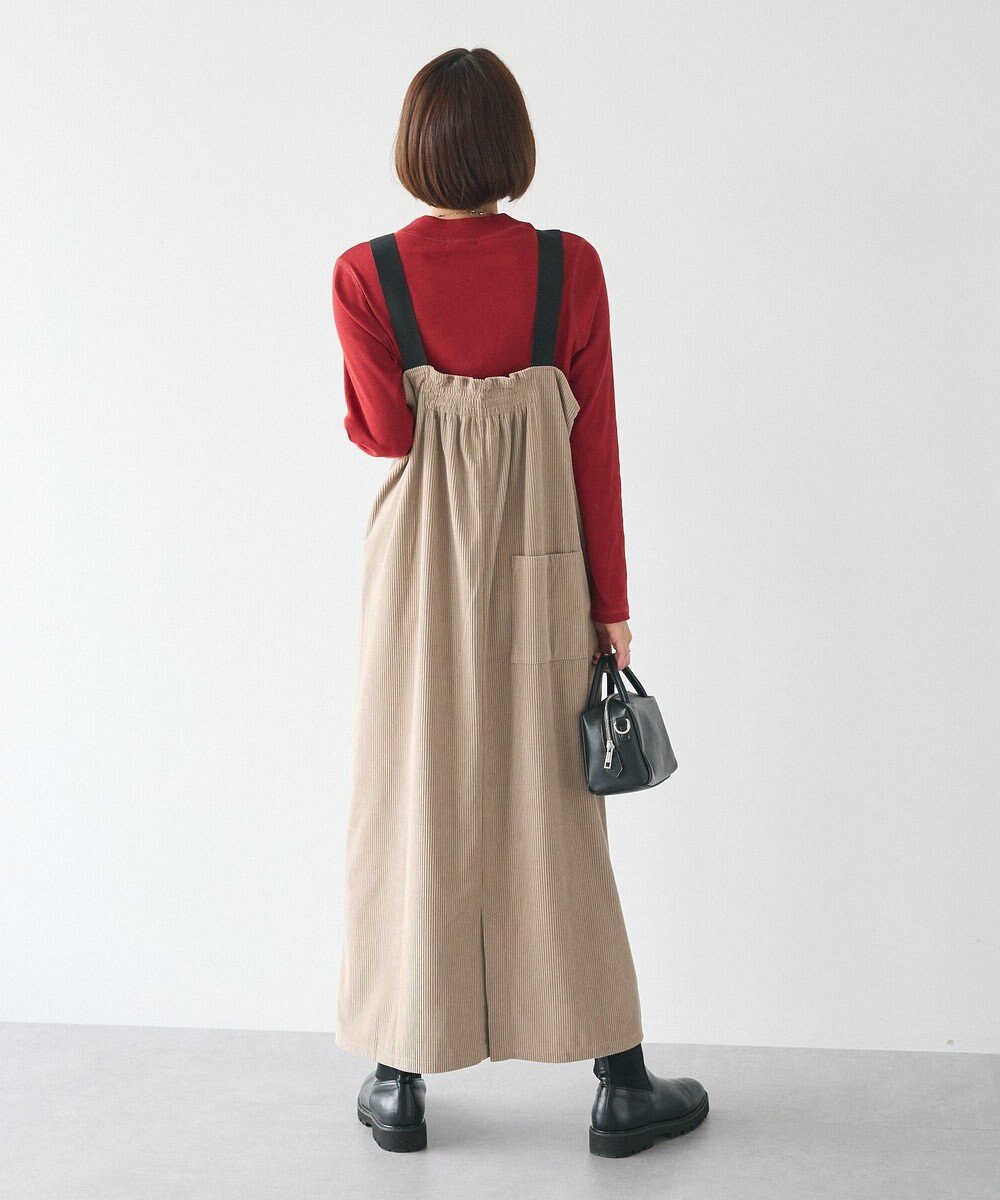 CRAFT STANDARD BOUTIQUE カットコーデュロイジャンパースカート 