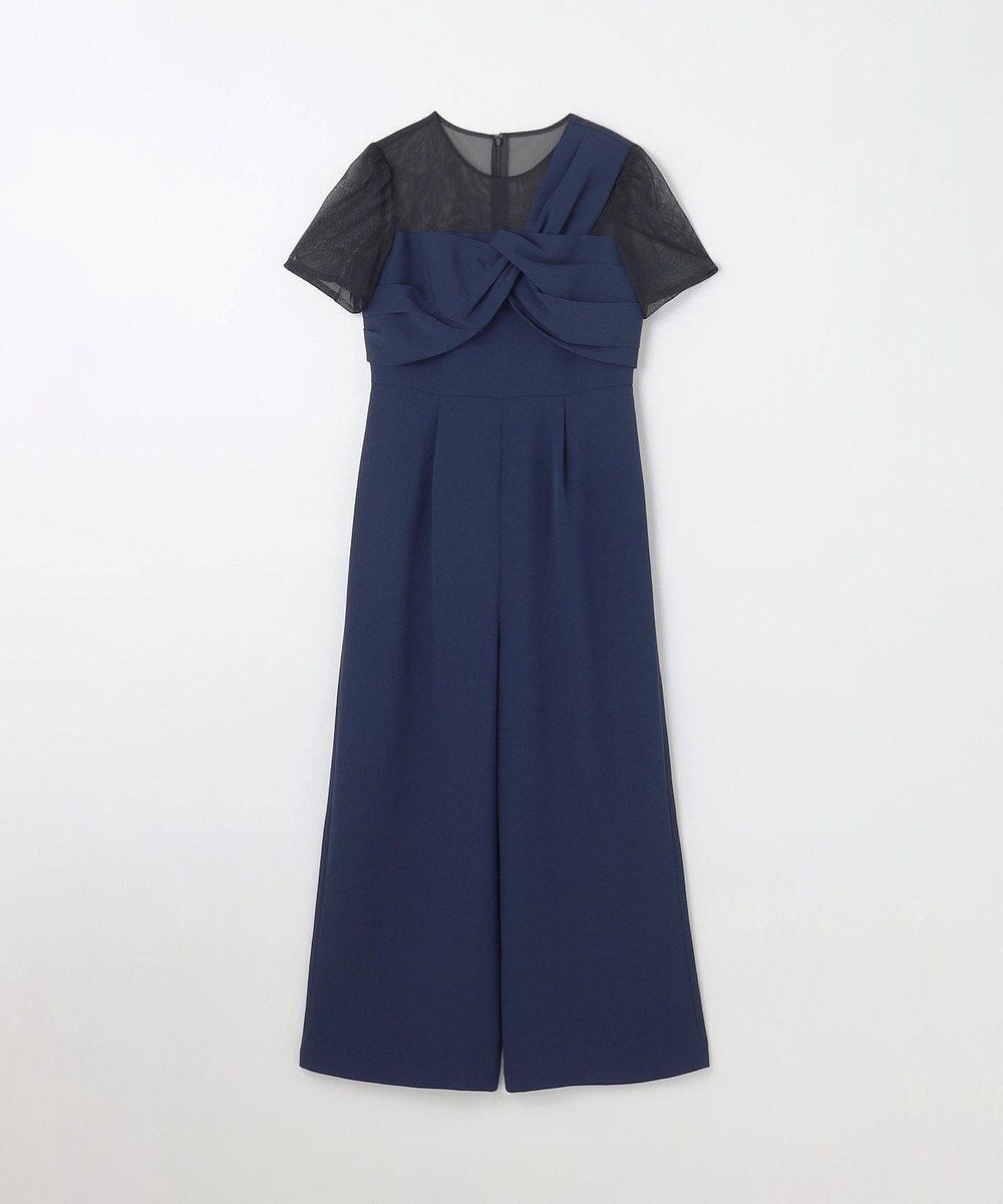 GRACE CONTINENTAL ドレープリボンサロペット 