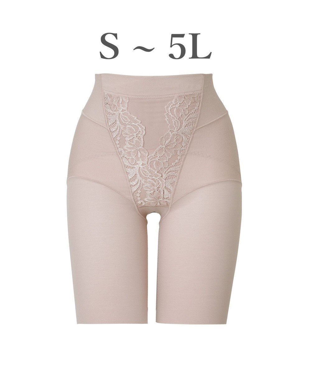 BRADELIS New York 【BRADELIS NewYork peace】綿混ストレッチハイブリッドガードル25 クロッチ付きで1枚履き可能な補整ガードル 消臭機能付き ブラデリス 