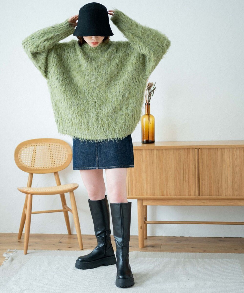 WEGO ブラッシュニットBIGプルオーバー 