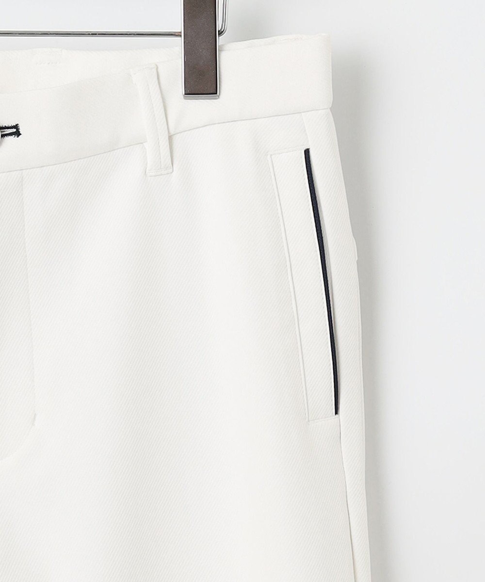 23区GOLF 機能性満載のホワイトパンツ【MEN】【防透・UVケア・撥水】トリコットツイル 