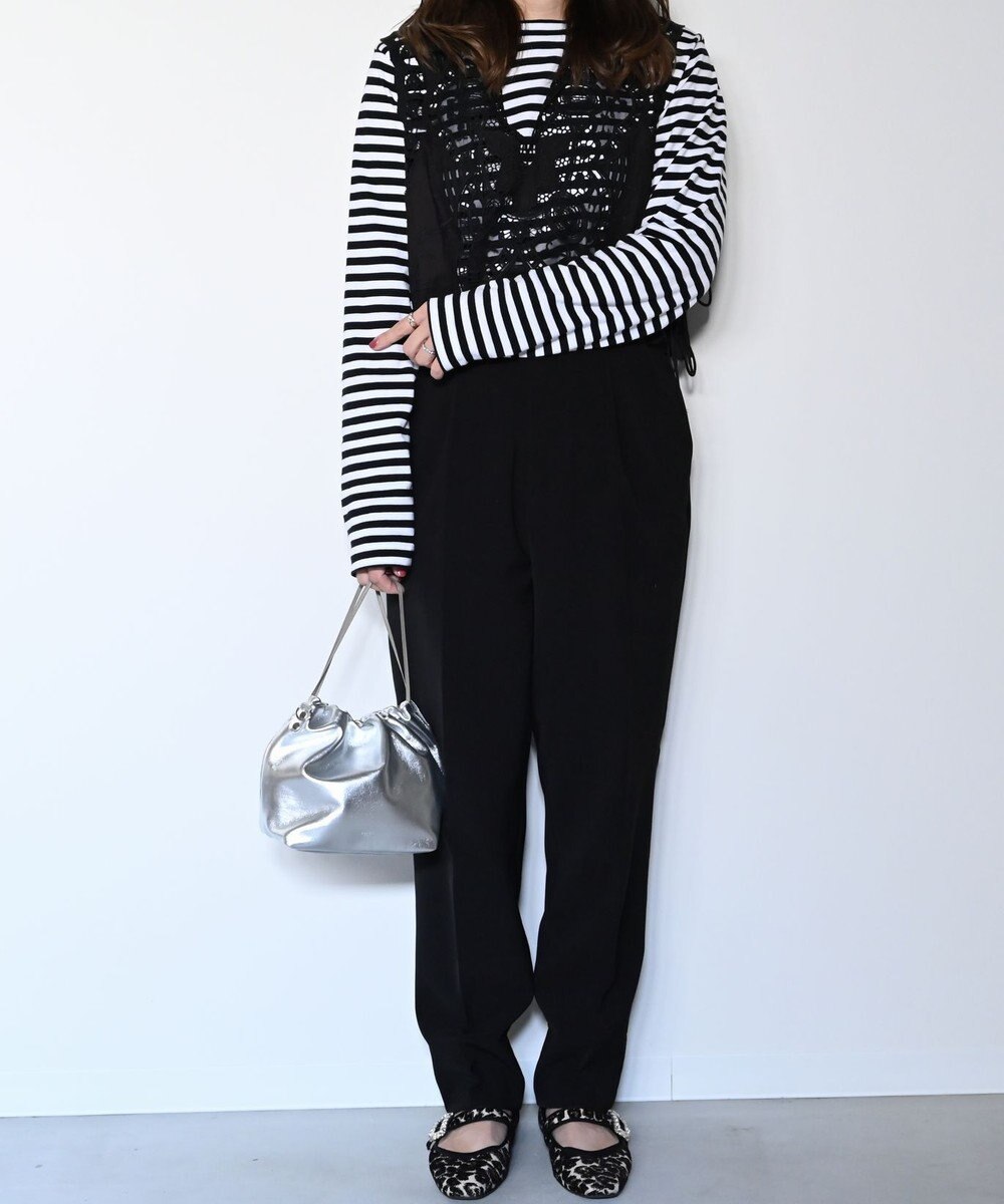 blancle メタリックレザー ドローストリング2wayバッグ 