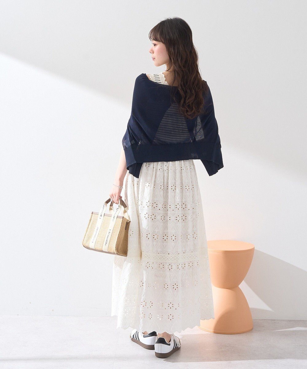 earth music&ecology シフリー刺繍スカート 