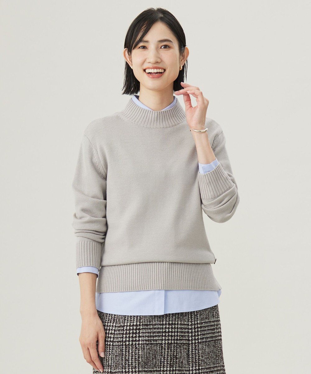 J.PRESS LADIES L 【WEB限定カラーあり・洗える】CLEAR WOOL BLEND ニット 