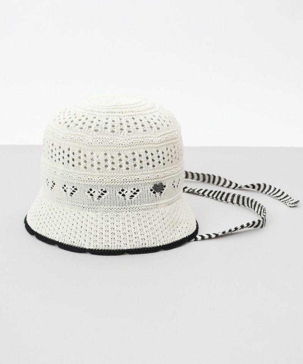 AURORA 【 ANNA SUI（アナ スイ）】ハートジャカードボンネット 