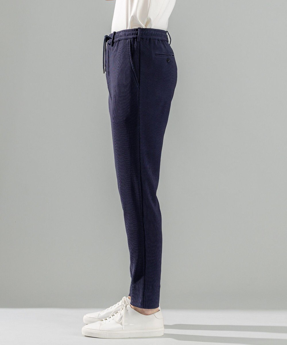 JOSEPH HOMME 【洗える/ストレッチ】ソフトプリーツストレッチ ドロスト付テーパードパンツ / PEGG CONVERTIBLE 