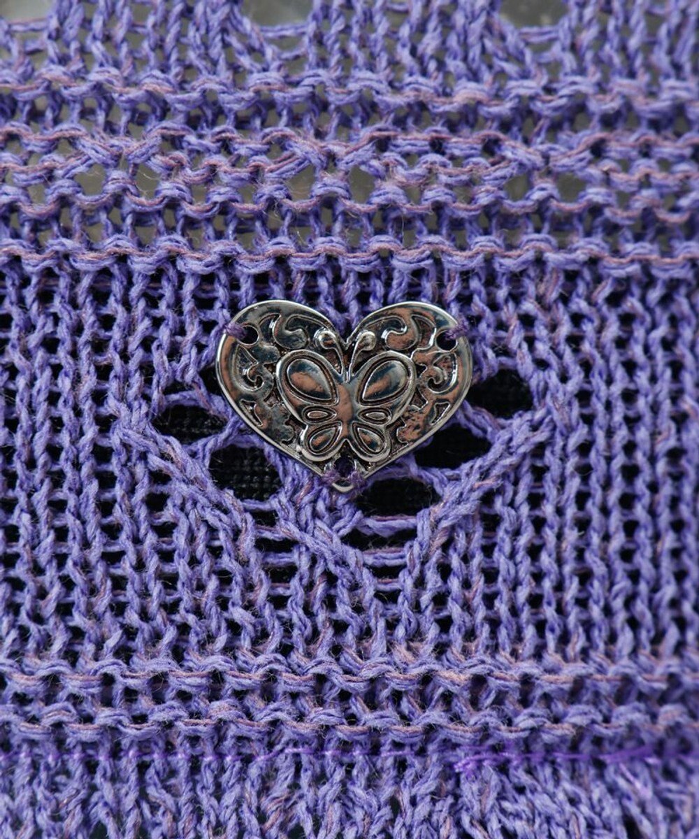 AURORA 【 ANNA SUI（アナ スイ）】ハートジャカードボンネット 