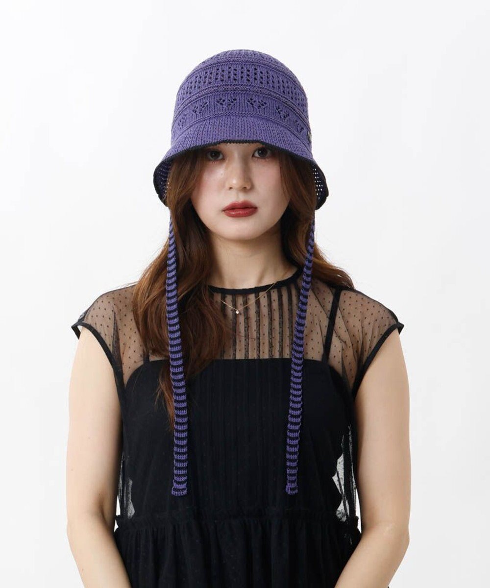 AURORA 【 ANNA SUI（アナ スイ）】ハートジャカードボンネット 