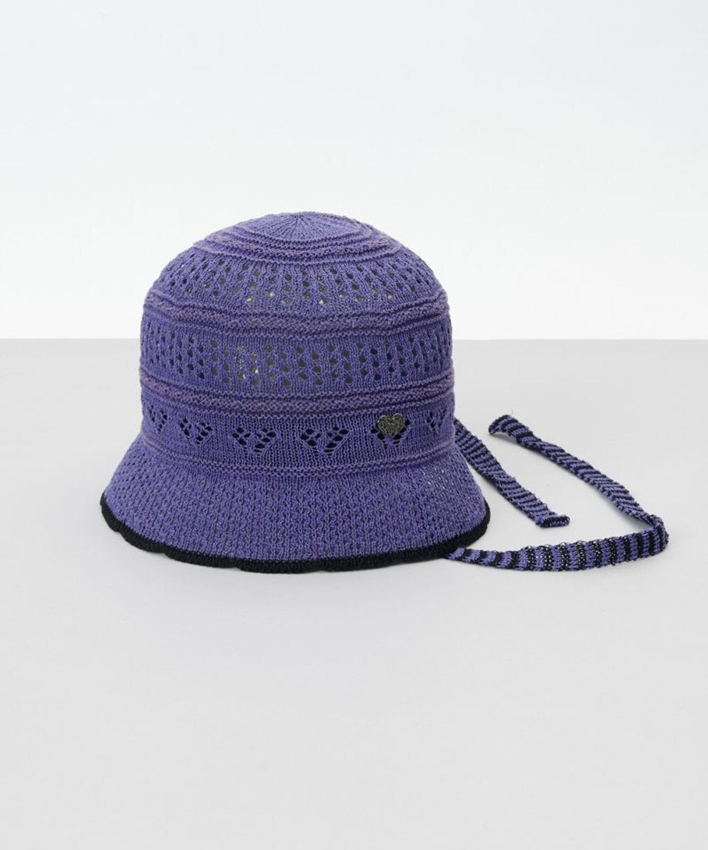 AURORA 【 ANNA SUI（アナ スイ）】ハートジャカードボンネット 