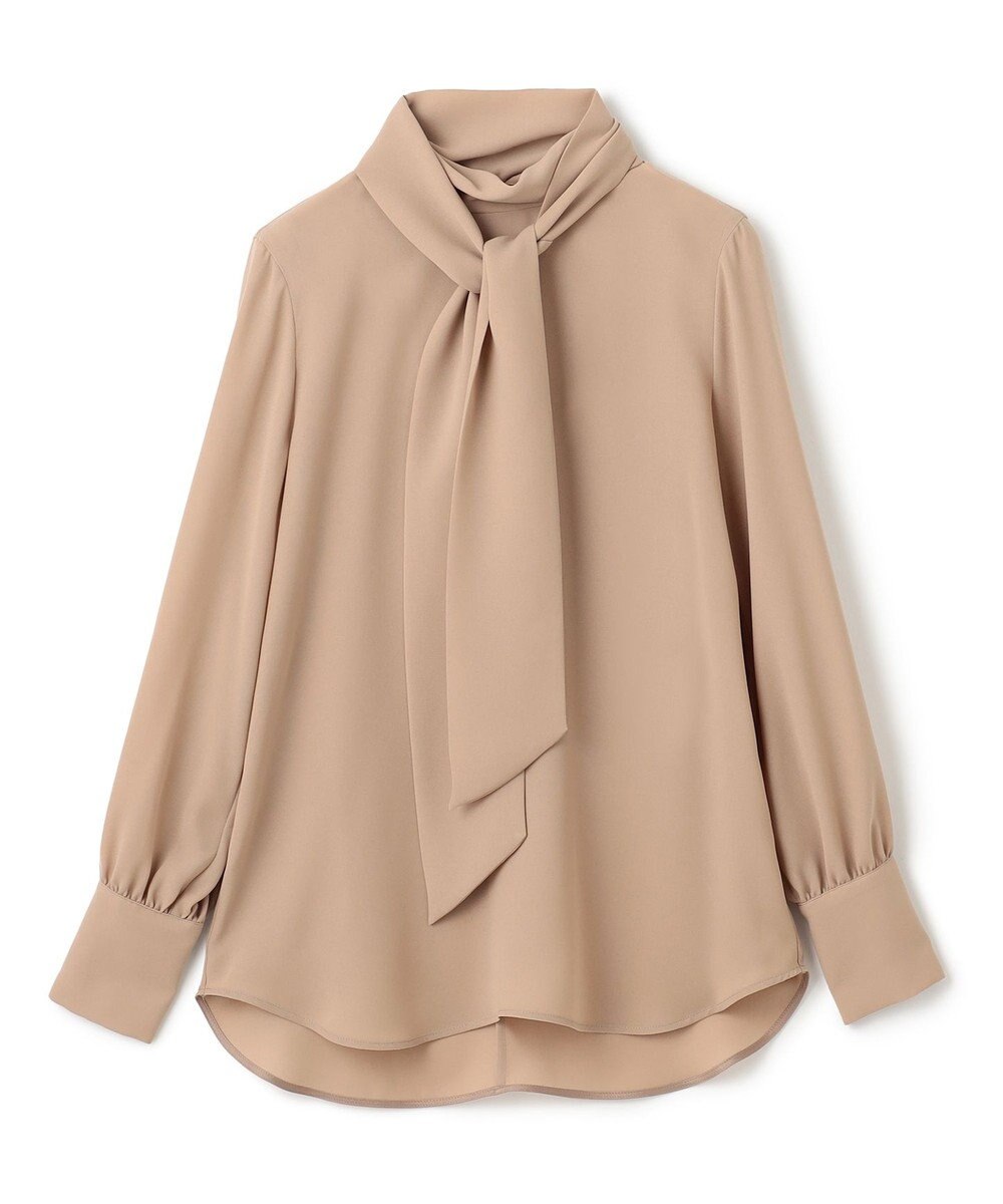 BEIGE， 【WEB限定・洗える】STOW / ボウタイブラウス 