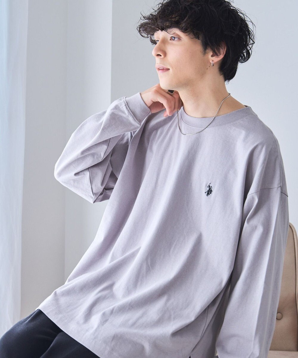 WEGO 【ユニセックス着用ITEM/MLサイズ展開】U.S. POLO ASSN.ワンポイント刺繍LST 