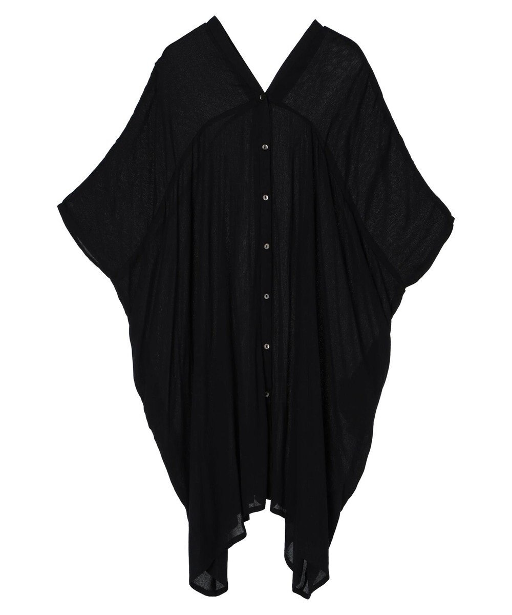 earth music&ecology レーヨンビッグシャツチュニック 