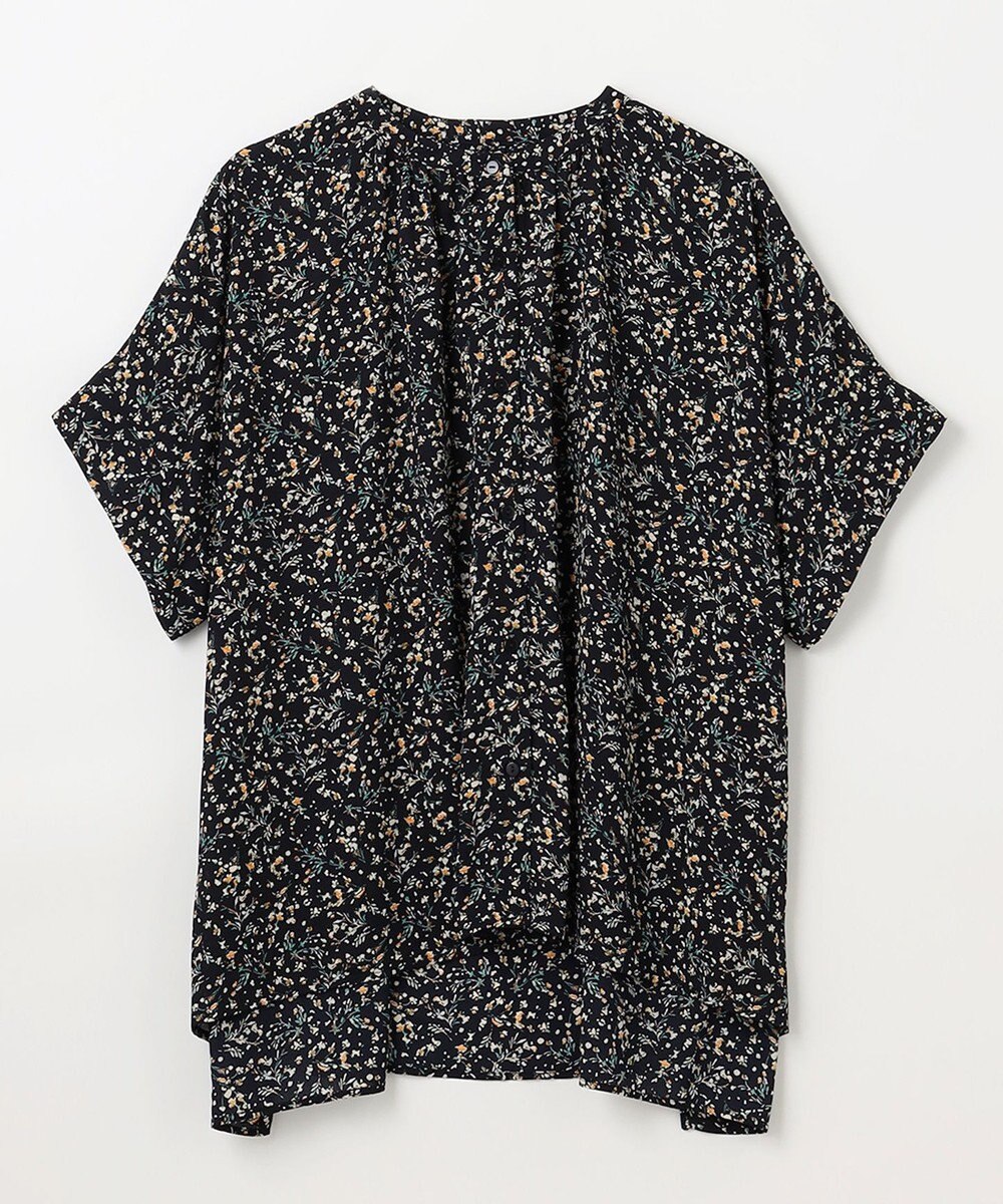 ANY 【洗濯機可】プリントブラウス 
