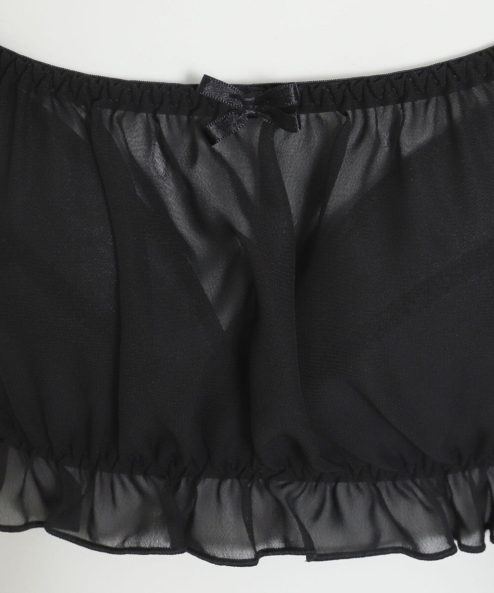 WEGO 【ブラトップ＆ショーツセット】Liliane　Ciel　シフォンフリル 