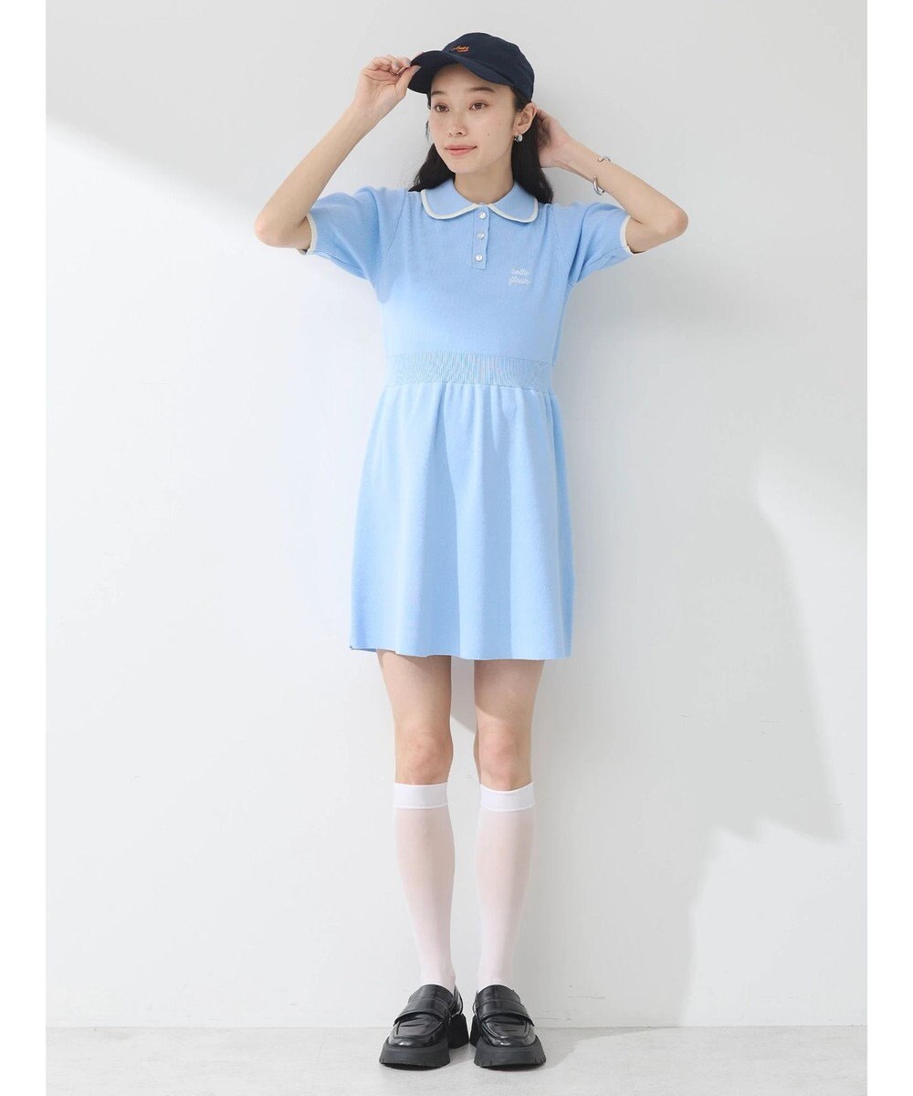 earth music&ecology ワンポイントポロワンピース 