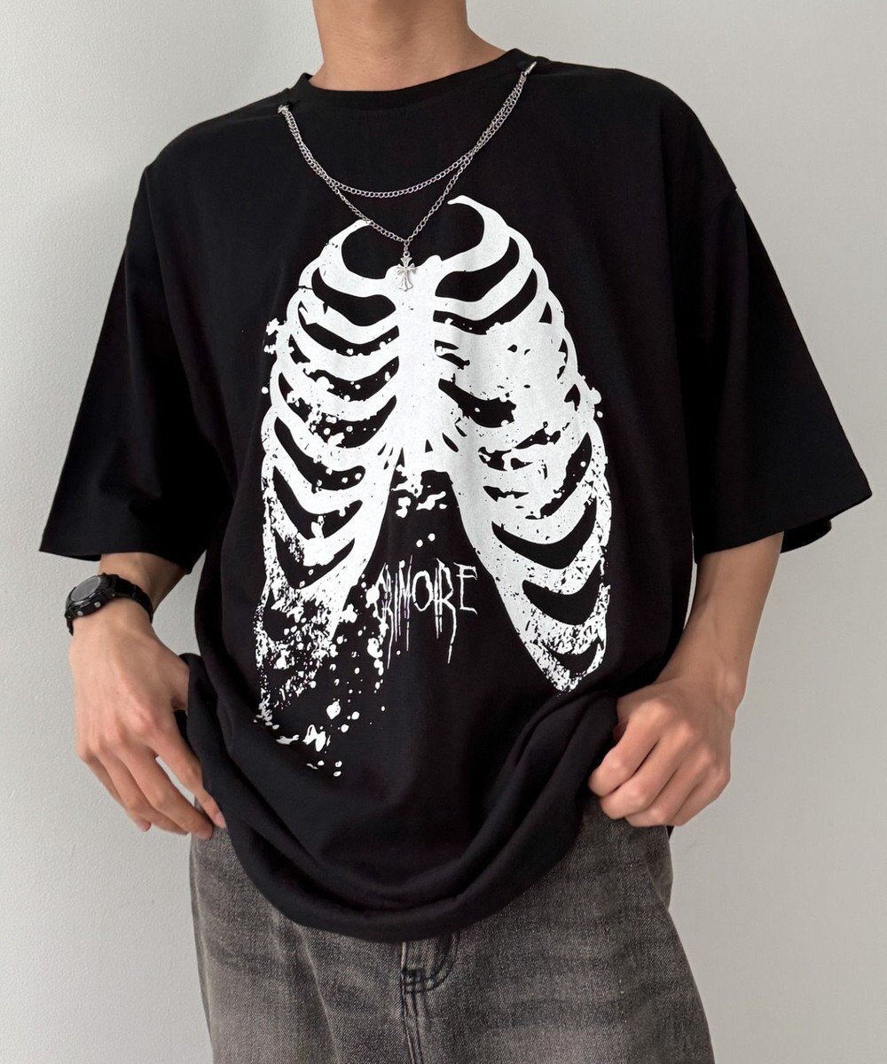 WEGO アクセ付きハードグラフィックT（SS） 