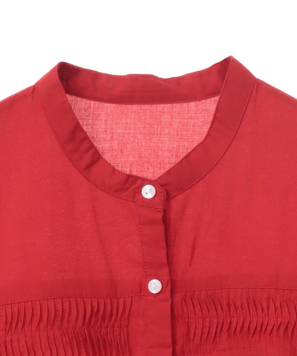 CRAFT STANDARD BOUTIQUE インド綿ピンタックブラウス 