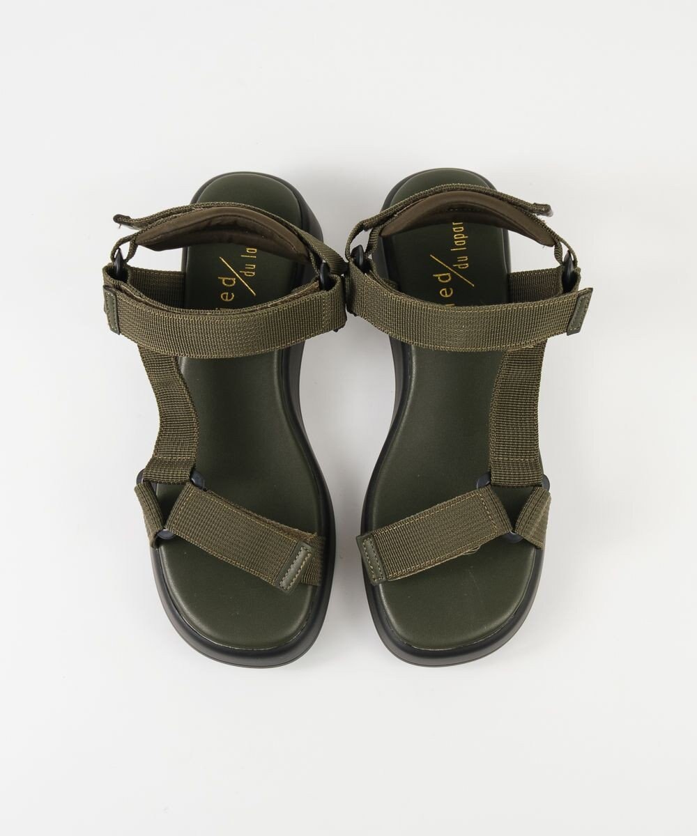 BONTRE 【pied du lapan/ピエドラパン】厚底ベルクロスポーツサンダル/50752ZI 