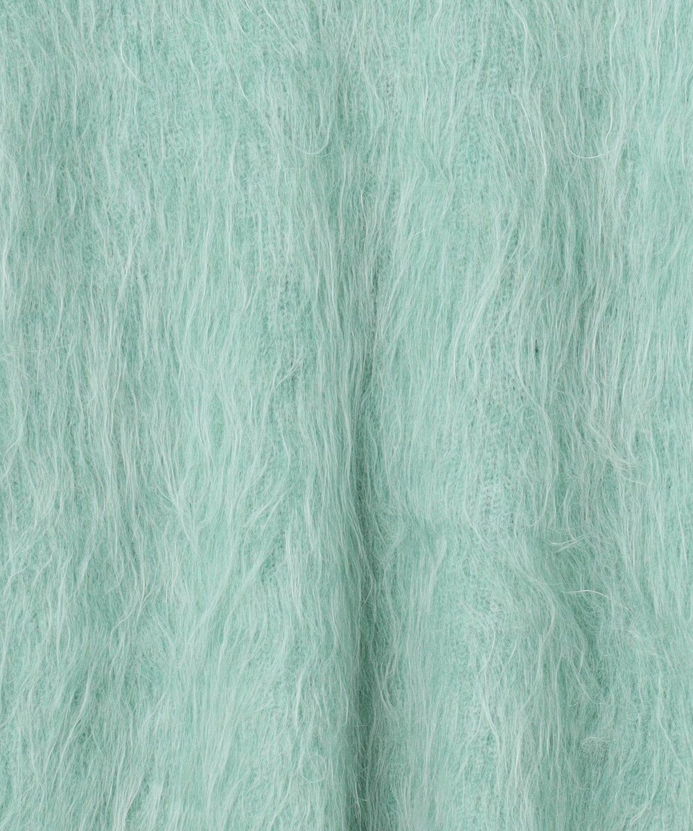 UNFILO L アルパカシャギー クルーネック プルオーバー 