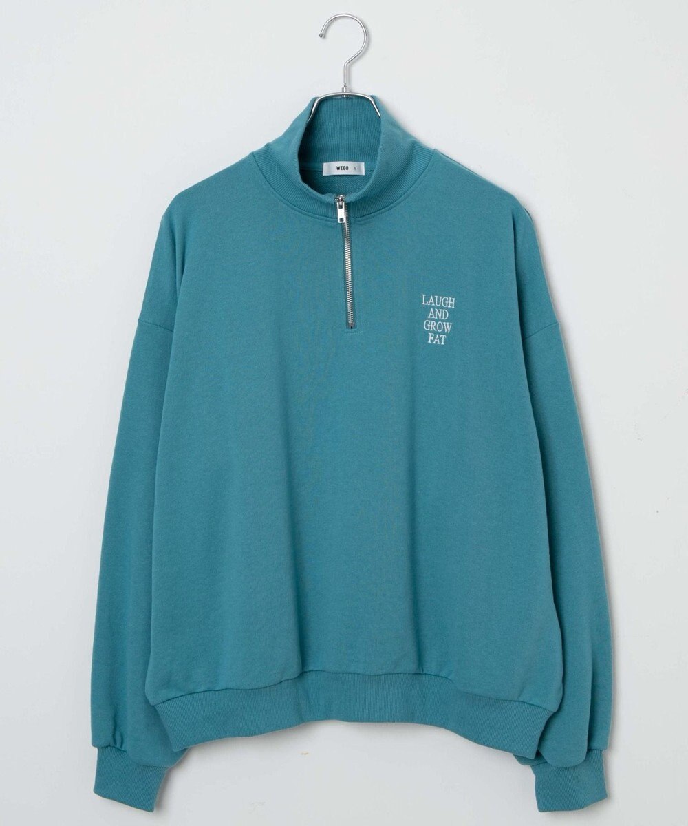 WEGO ハーフジップBIGスウェット 