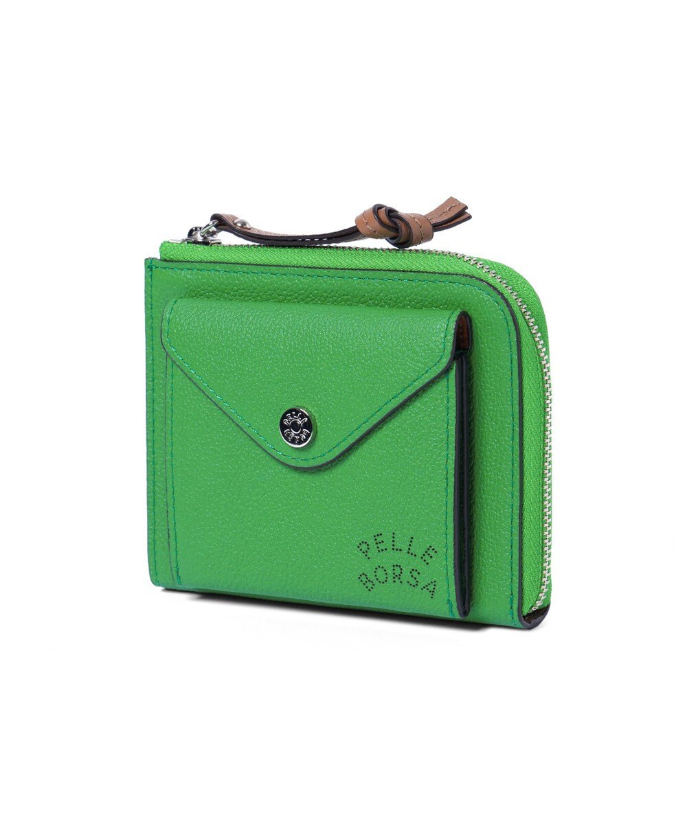 PELLE BORSA L字ファスナーコンパクト財布 Very Goods ベリーグッズ 7206 