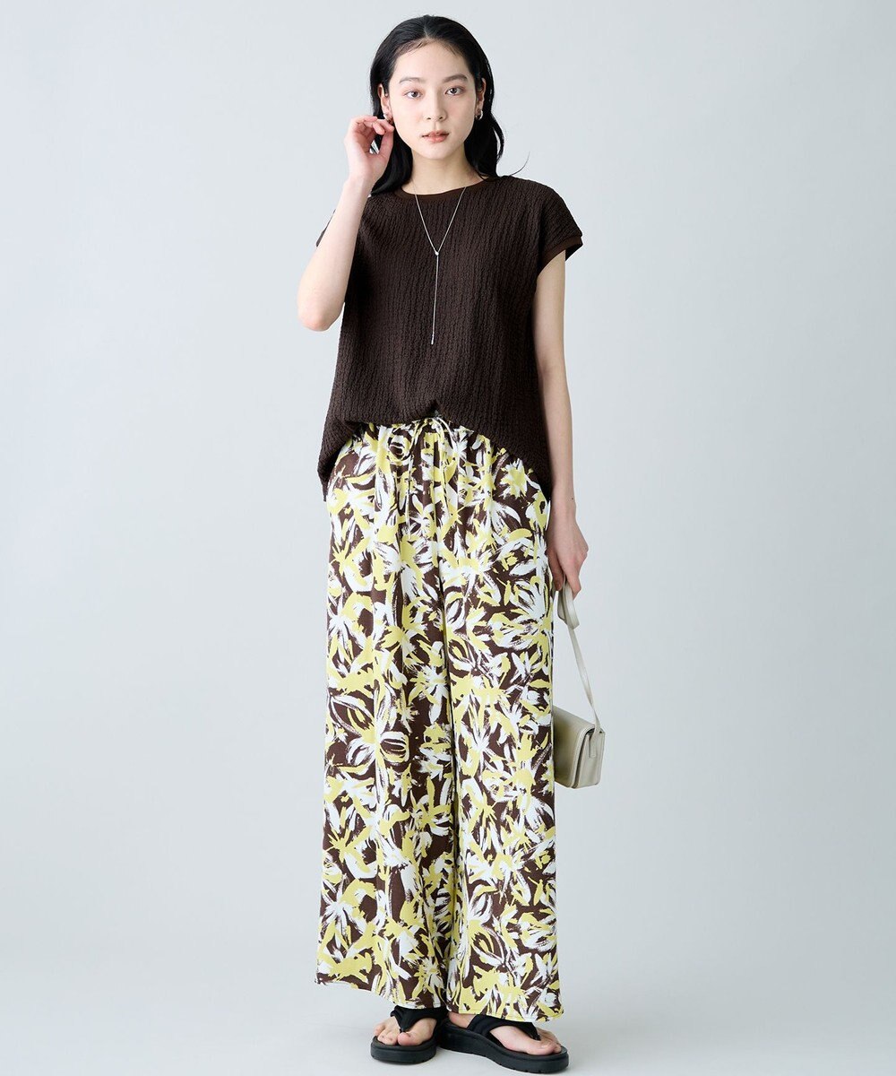 ANY L レースフレンチスリーブプルオーバー 