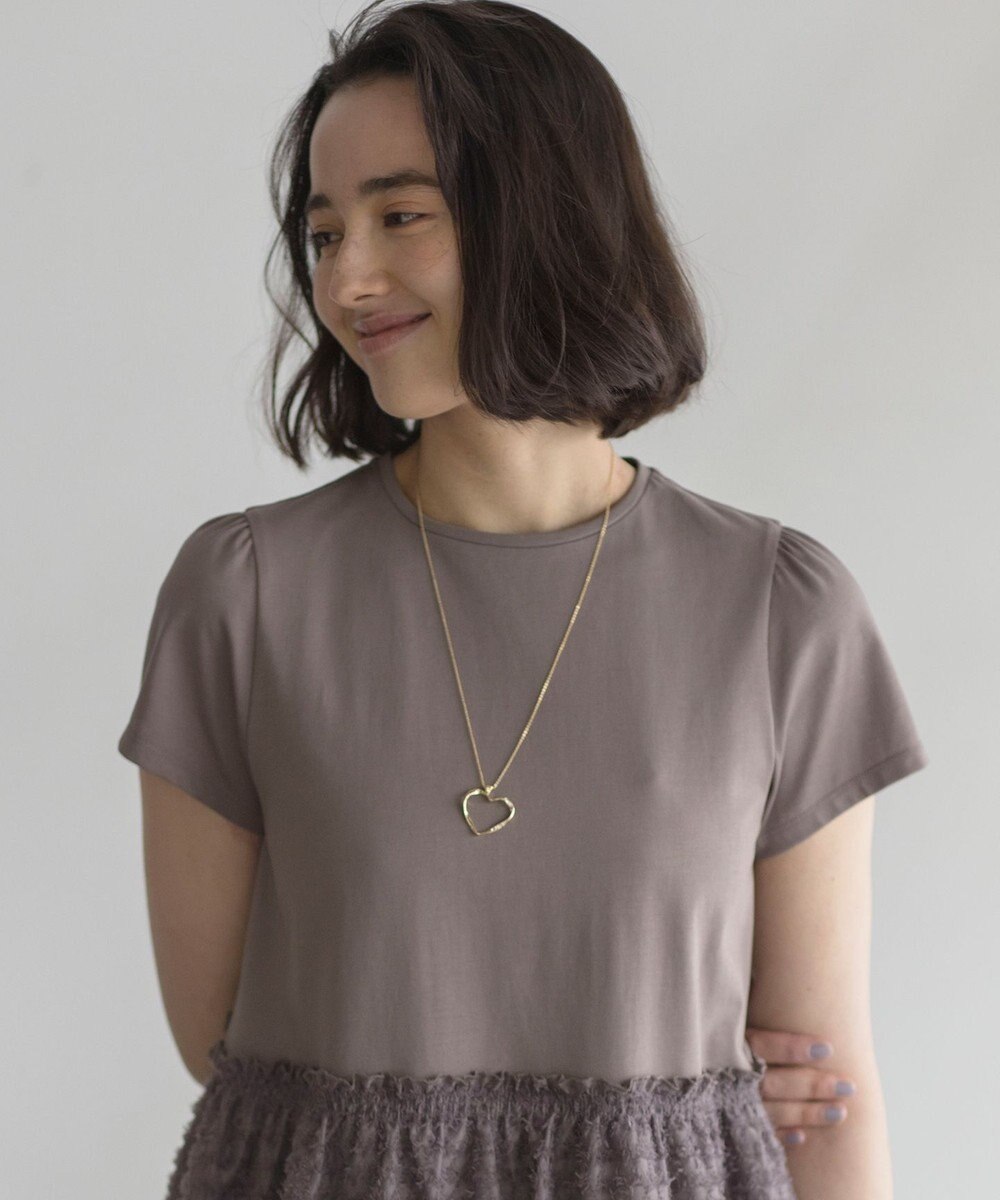 組曲 ツイストハートフープペンダント 