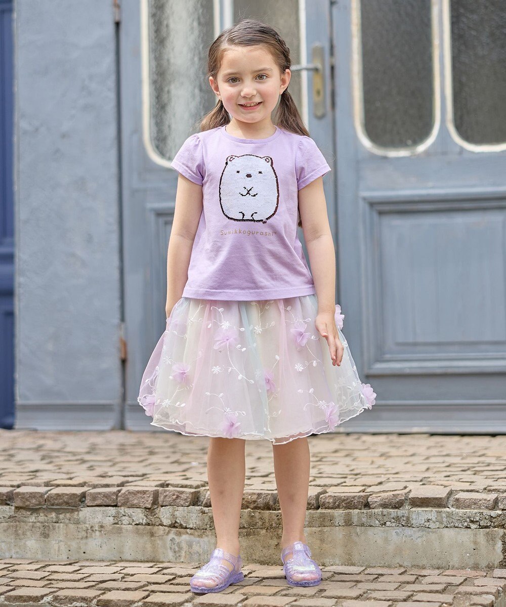 ANY KIDS 【WEB限定/すみっコぐらし】ミラクルスパンコールTシャツ 