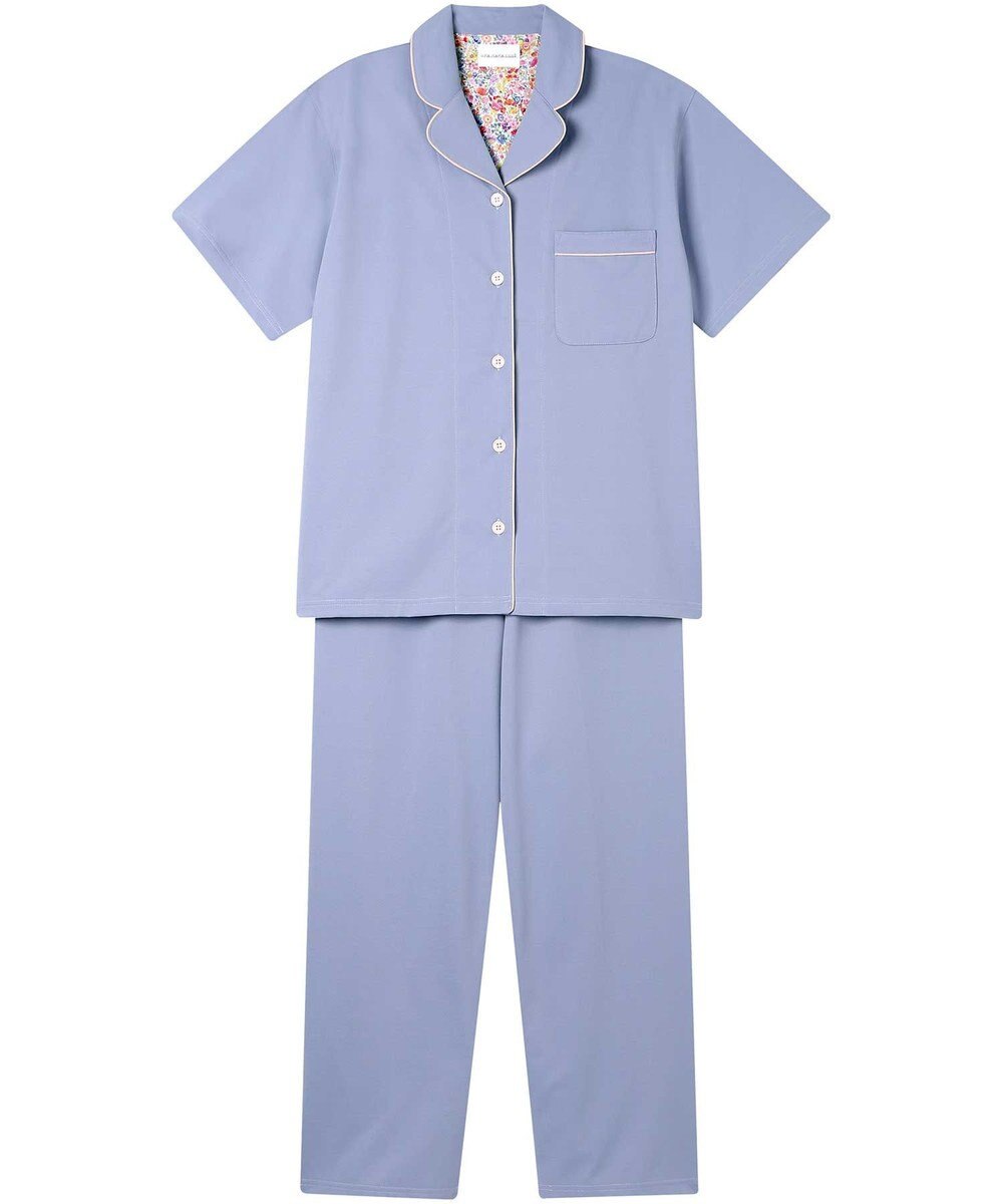 une nana cool 【綿混】両染ジャージ半袖パジャマ MADE WITH LIBERTY FABRIC 