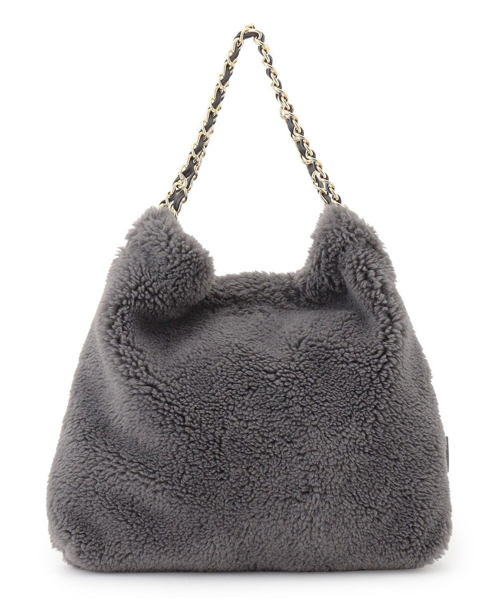 23区 VIOLAｄ’ORO エコムートン チェーンショルダー トートバッグ 