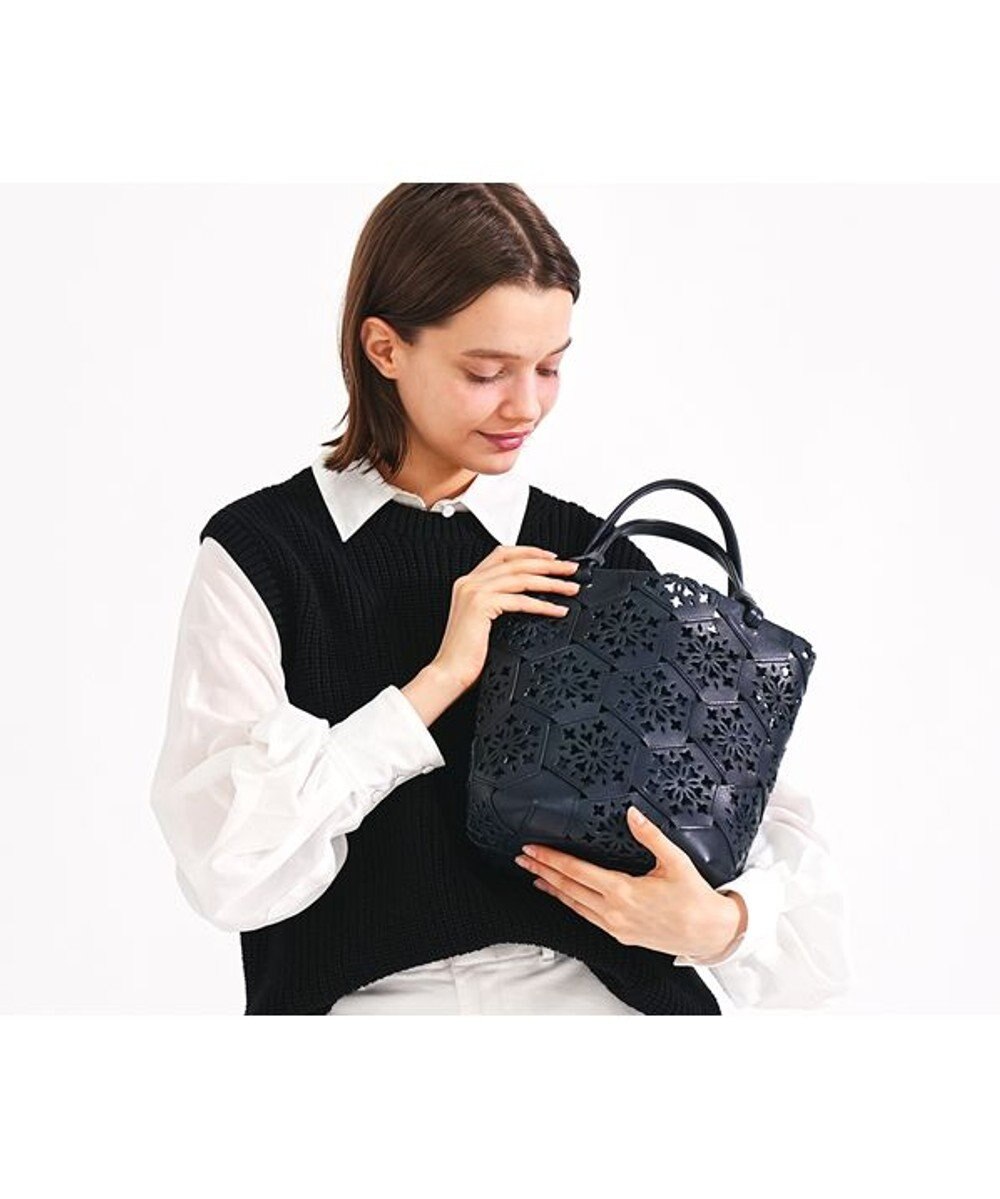 genten カレイド 手提げバッグ 