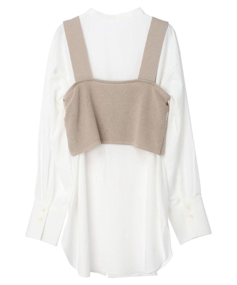 Green Parks ＳＥＴ２点ニットビスチェ＋とろみチュニック 