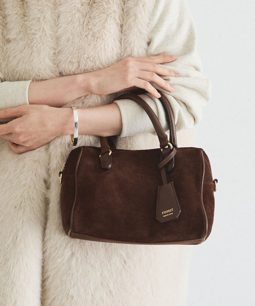 russet スエード2WAYミニボストンバッグ(CE-1570-WEB) 