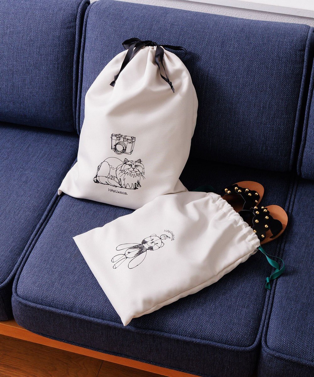 ACE BAGS & LUGGAGE HAyU × ace.  巾着 2点セット 猫柄 17824 