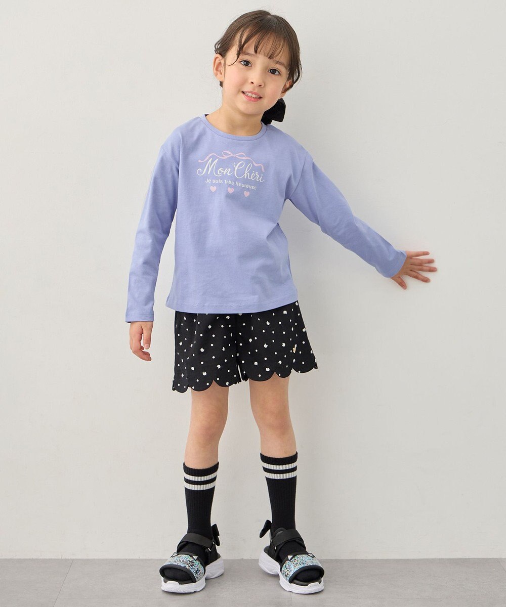 ANY KIDS 【一部店舗/WEB限定】【綿100%】プリント 長袖Tシャツ 