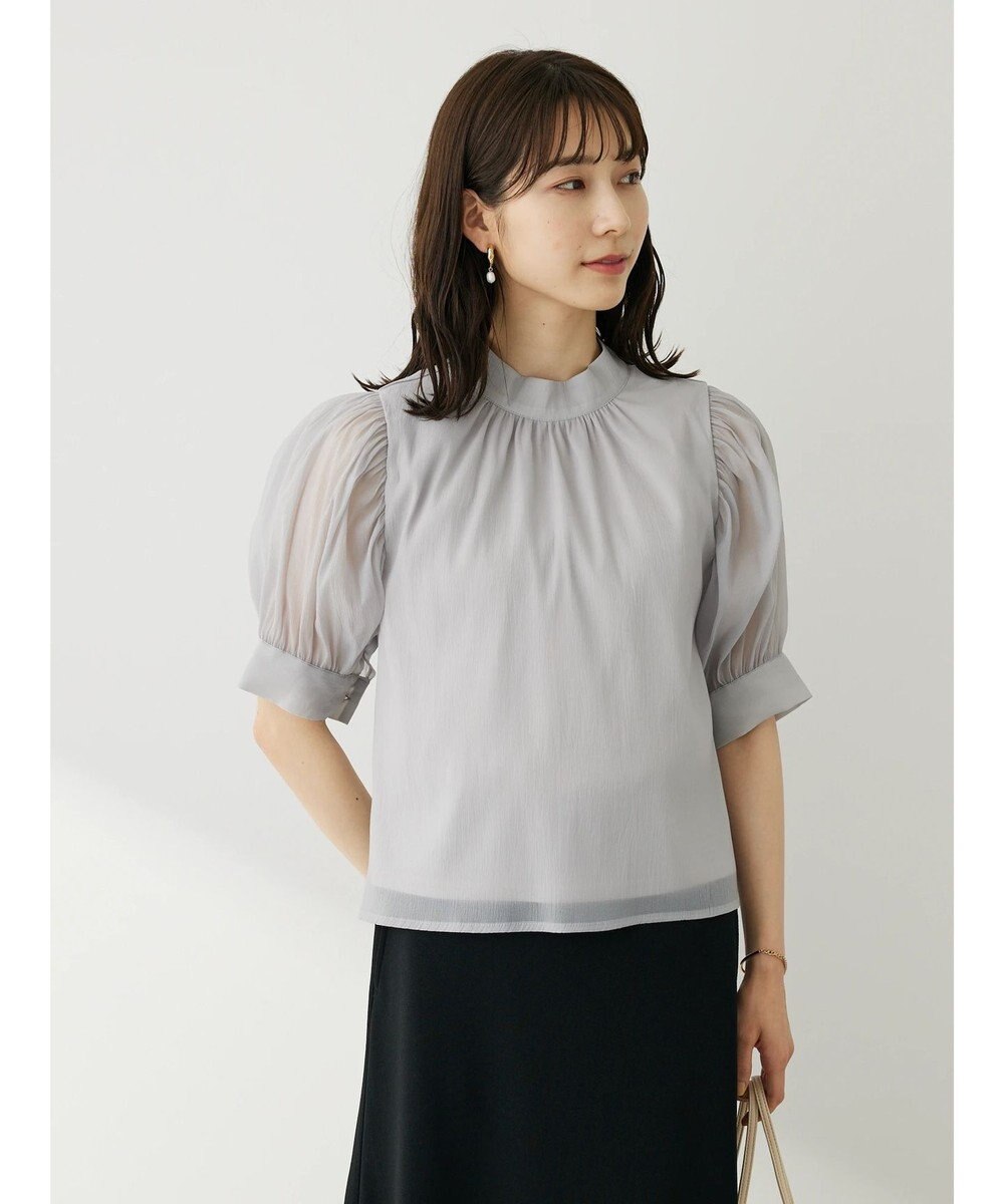 Green Parks ・ＥＬＥＮＣＡＲＥ　ＤＵＥ　バックリボンブラウス 