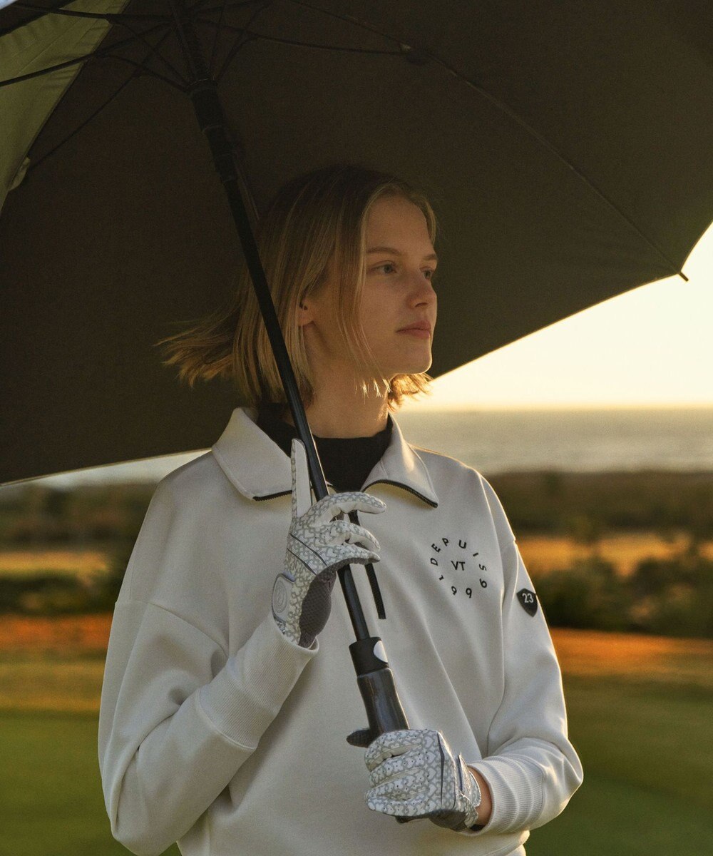 23区GOLF 【WOMEN】手元を華やかに！モノグラム 合皮 グローブ 