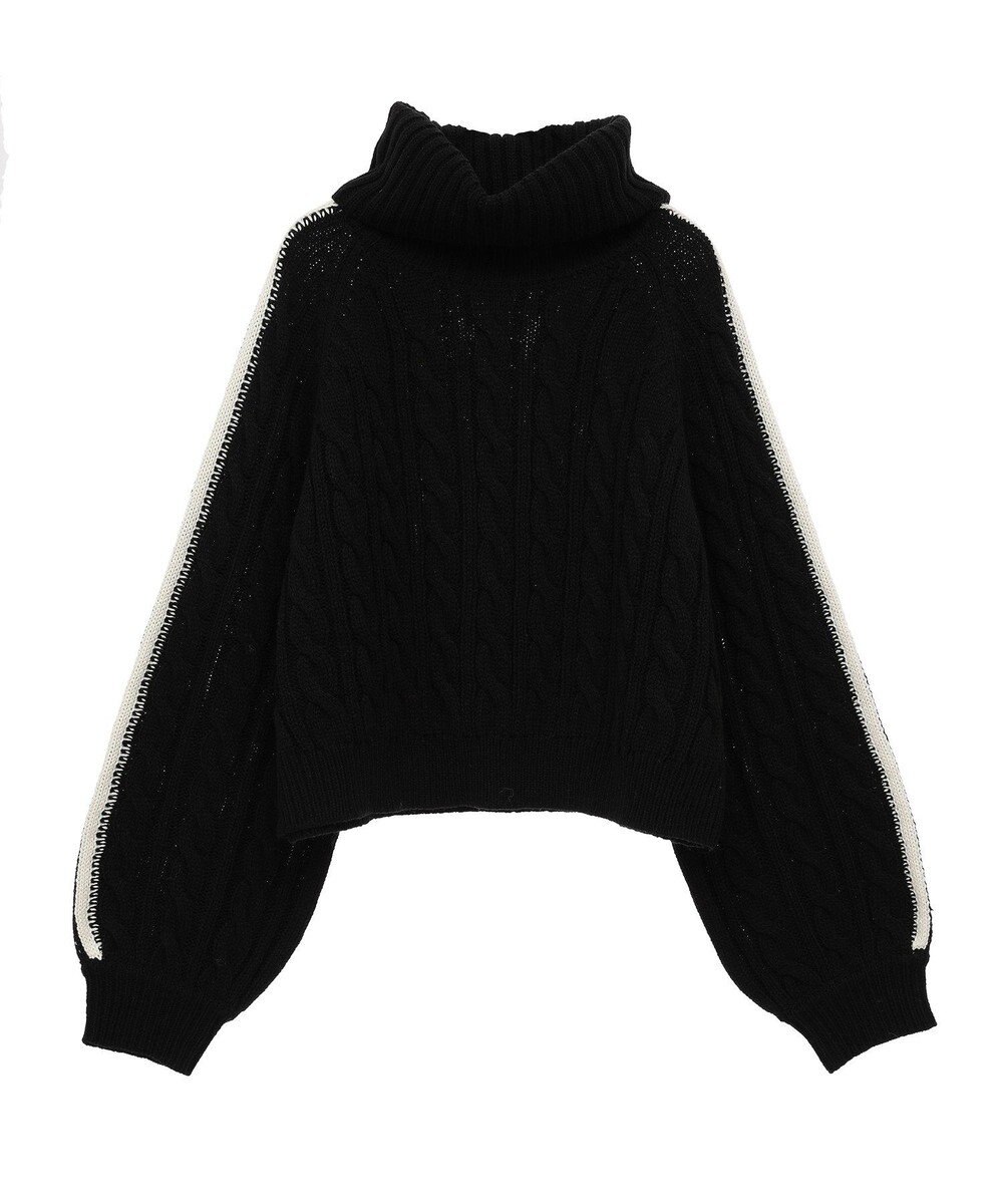 Green Parks ・ｓｗｉｎｇ　ｂｙ　ラインケーブルタートルニット 